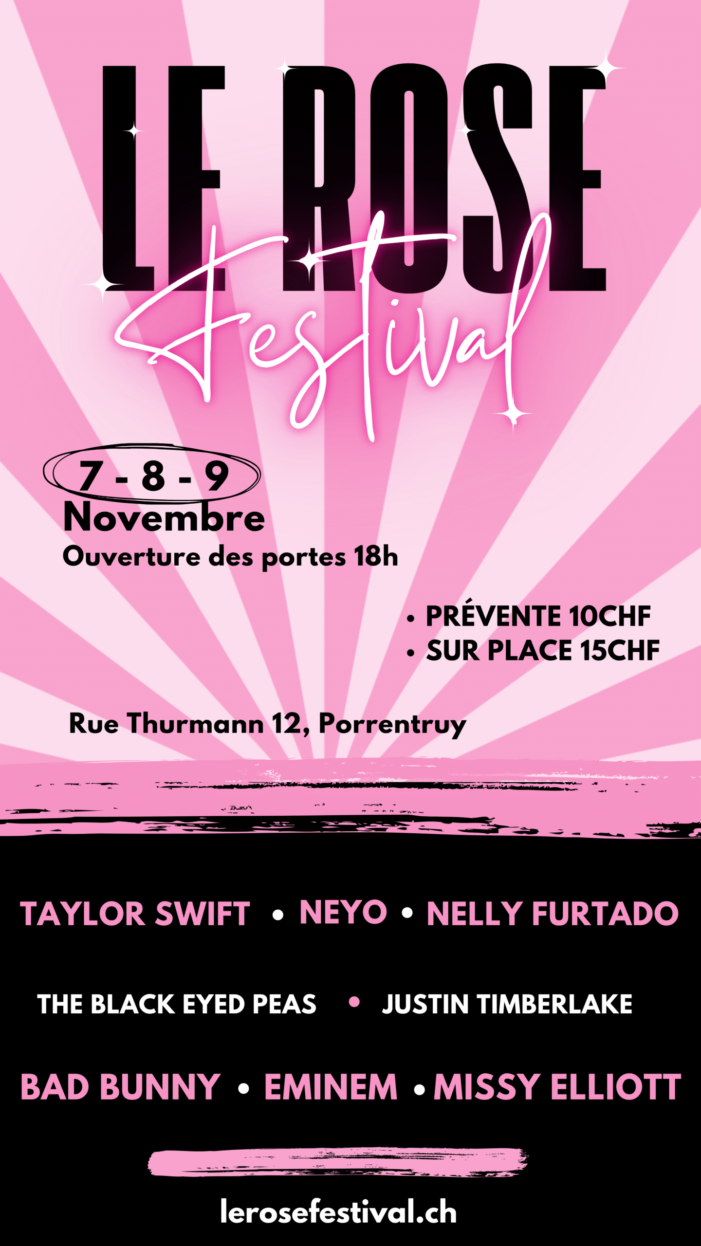 Portfolio le rose festival recto